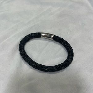 Black Swarovski bracelet